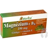 Naturica MAGNEZIUM 250 мг+B6+гинкго+витамин Е 1×30 табл, пищевая добавка
