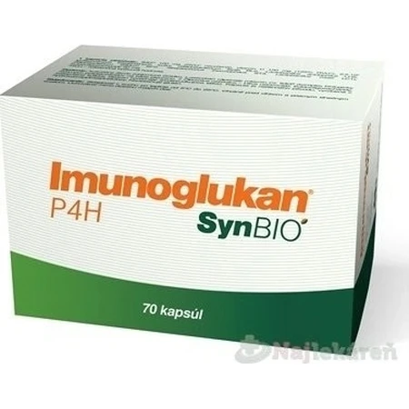IMUNOGLUKAN P4H SYNBIO D+ 70CPS 1x70cps, пищевая добавка: цены и характеристики