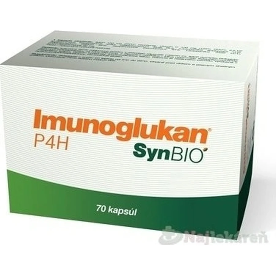 IMUNOGLUKAN P4H SYNBIO D+ 70CPS 1x70cps, пищевая добавка: цены и характеристики