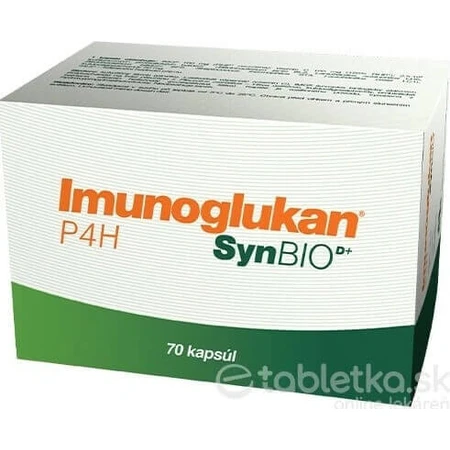 IMUNOGLUKAN P4H SYNBIO D+ 70CPS 1x70cps, пищевая добавка: цены и характеристики