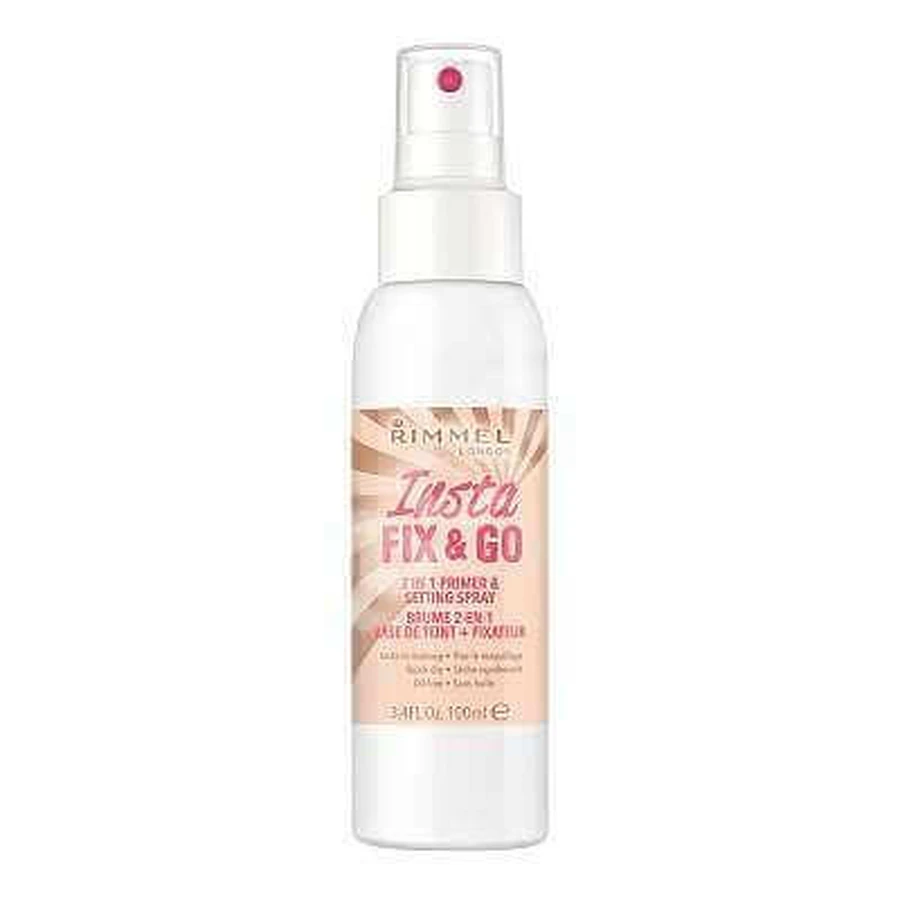 Спрей-праймер і фіксатор макіяжу Insta Fix & Go, 100 мл, Rimmel London: ціни та характеристики