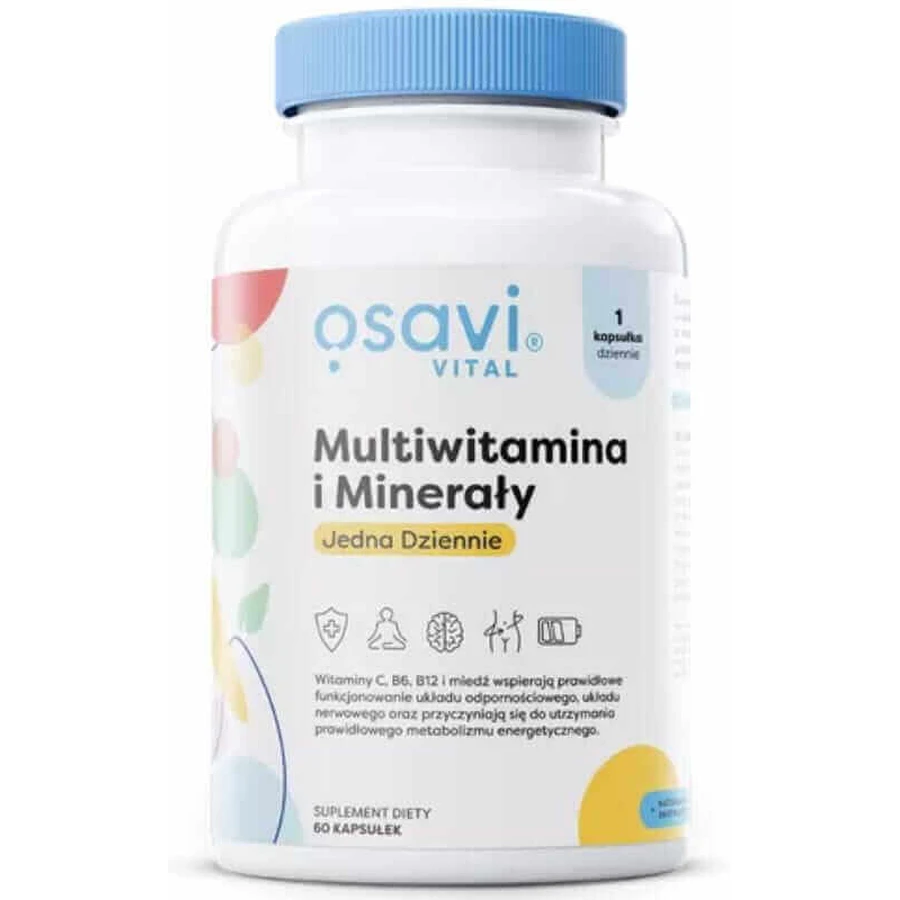 Osavi Multivitamin та Mineray (один раз на день) 60 капсул: ціни та характеристики