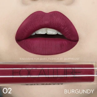Focallure Матова рідка помада відтінок 02 Burgundy