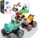 Набор из 3 машинок Bebe Monster Truck, 18 месяцев+, Hola