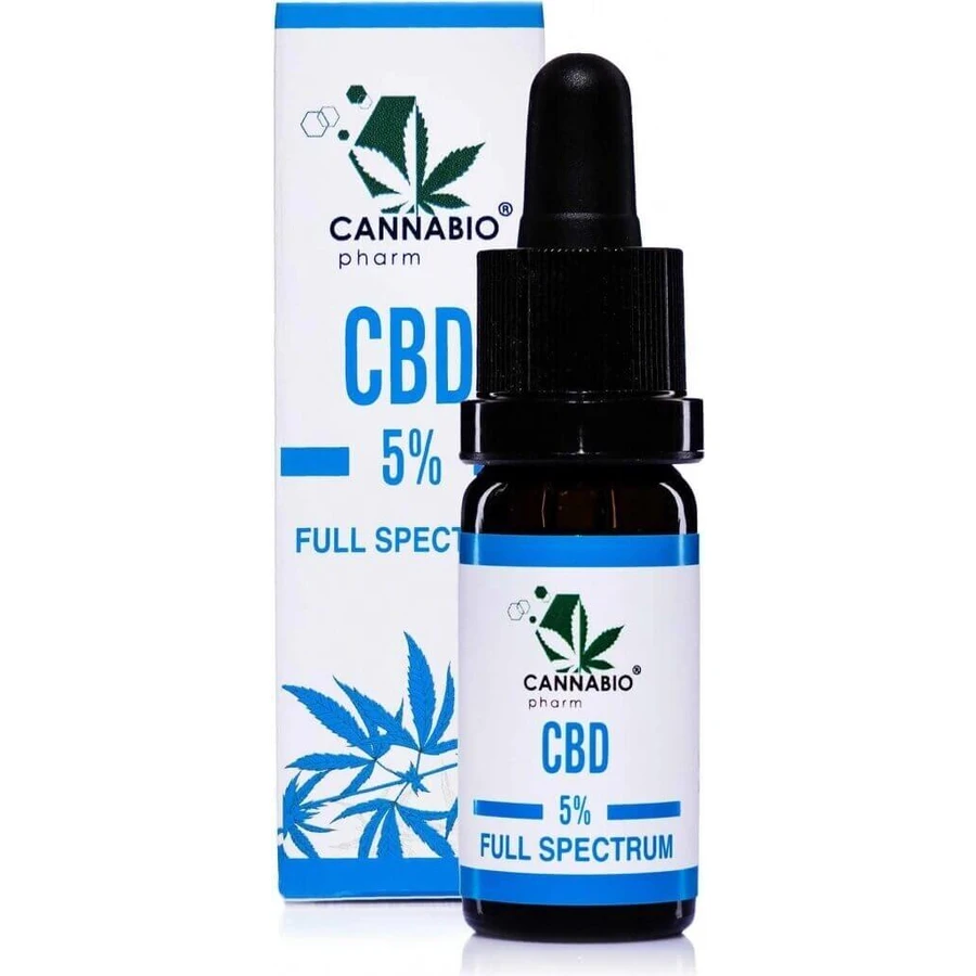 CANNABIOpharm CBD 5% FULL SPECTRUM 1×10 мл, CBD олія: ціни та характеристики