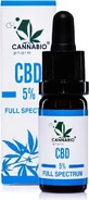 CANNABIOpharm CBD 5% FULL SPECTRUM 1×10 мл, CBD олія