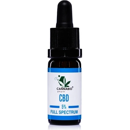 CANNABIOpharm CBD 5% FULL SPECTRUM 1×10 мл, CBD олія: ціни та характеристики