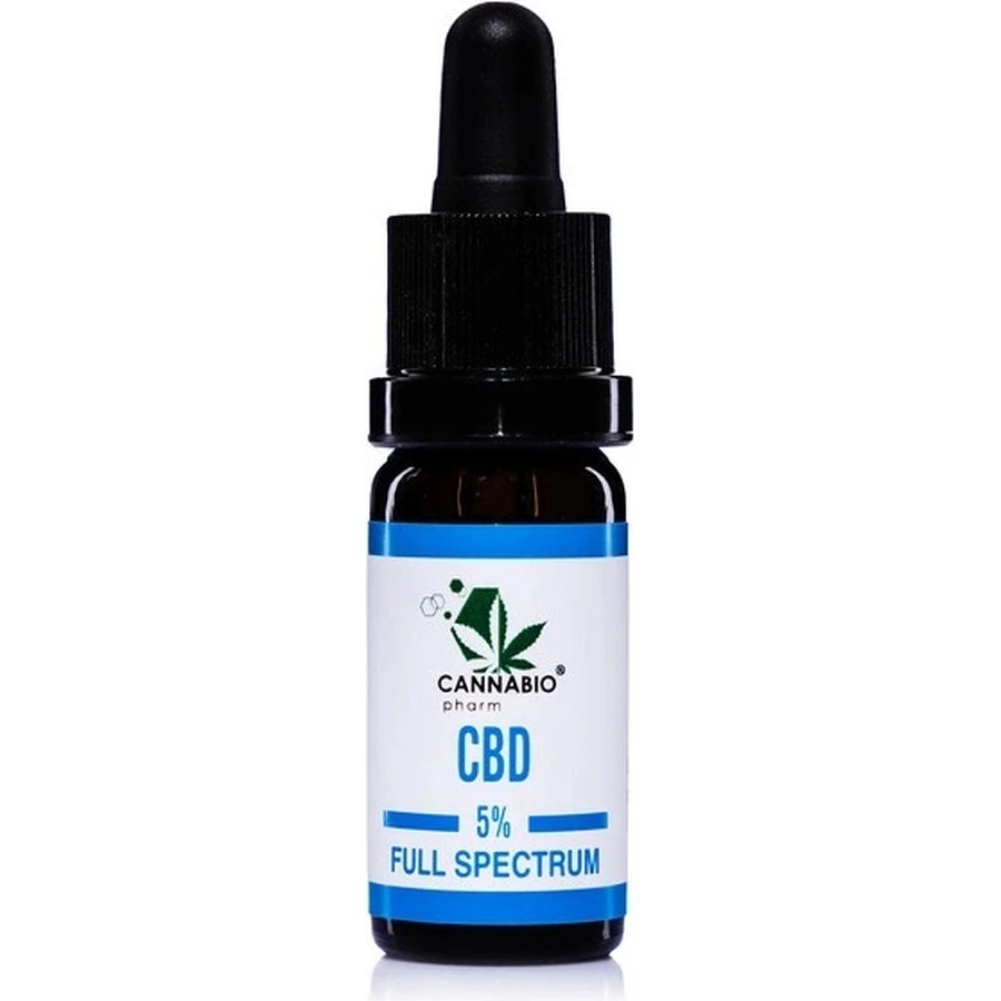 CANNABIOpharm CBD 5% FULL SPECTRUM 1×10 мл, CBD олія: ціни та характеристики