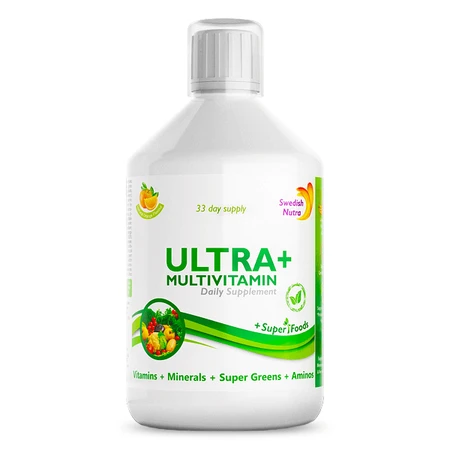 Поливитаминная жидкость Swedish Nutra Ultra+ Liquid Multivitamin, 500 мл: цены и характеристики