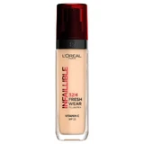 Тональна основа під макіяж Infaillible 32H Fresh Wear 100 Fair-Light, 30 мл, L'Oreal, L'Oreal