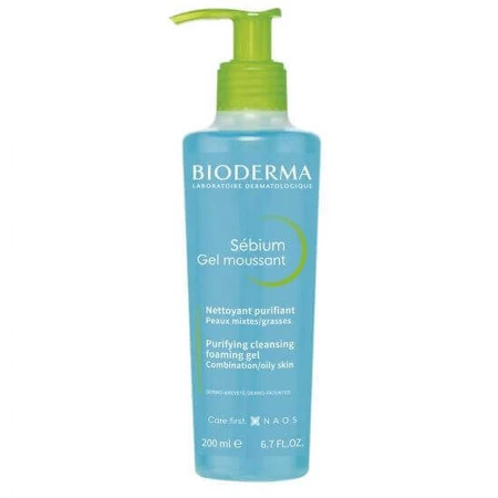 Піноутворюючий гель Bioderma Sebium, 200 мл: ціни та характеристики
