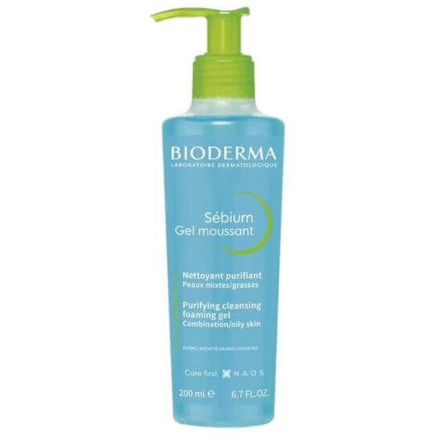 Піноутворюючий гель Bioderma Sebium, 200 мл: ціни та характеристики