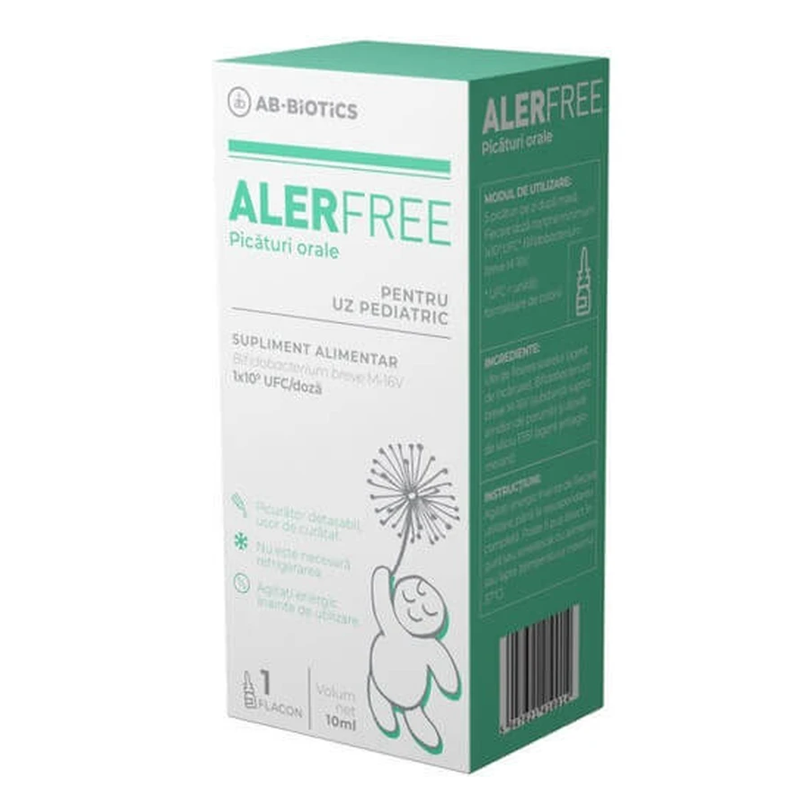 Краплі Ab-Biotics Alerfree оральні, 10 мл: ціни та характеристики