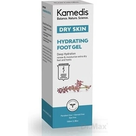 Kamedis DRY SKIN HYDRATING FOOT GEL 1×50 мл, зволожуючий гель для ніг: ціни та характеристики