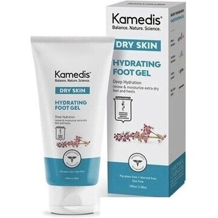Kamedis DRY SKIN HYDRATING FOOT GEL 1×50 мл, зволожуючий гель для ніг: ціни та характеристики