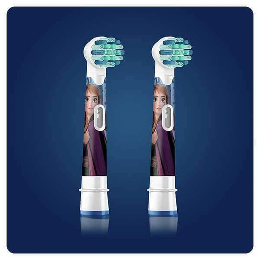 Oral-B Kids Stages Power, щетина электрической зубной щетки, Frozen EB10s-2, старше 3 лет, ультратонкая, 2 штуки: цены и характеристики