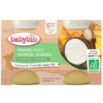 Babybio Кокосовое молоко яблоко манго 2 x 130 г: цены и характеристики