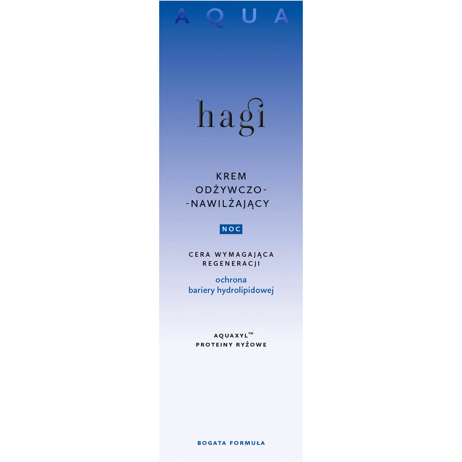Hagi Aqua Zone, відновлюючий та зволожуючий нічний крем, для шкіри, що потребує регенерації, 50 мл: ціни та характеристики