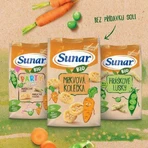 Sunar BIO Party mix, гороховые и морковные детские чипсы 45 г: цены и характеристики