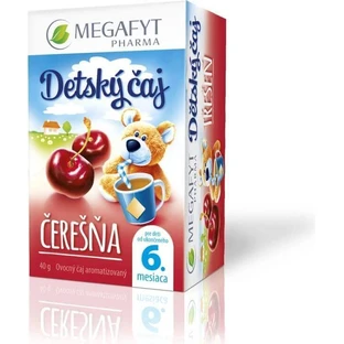 МЕГАФІТ Дитячий вишневий чай 1×40 г (20×2 г), фруктовий чай