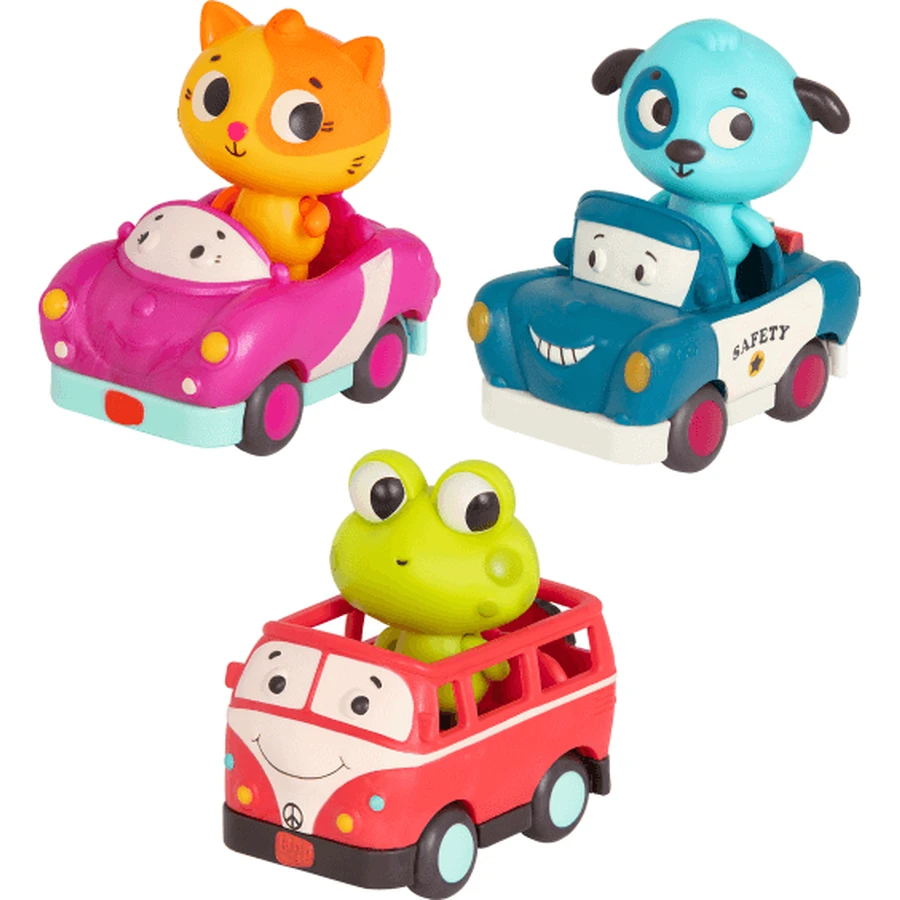 B-Toys Светящийся автомобиль со звуками 3 шт: цены и характеристики