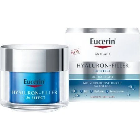 Eucerin Hyaluron - Filler + 3x Effect Нічний зволожуючий бустер 50 мл: ціни та характеристики