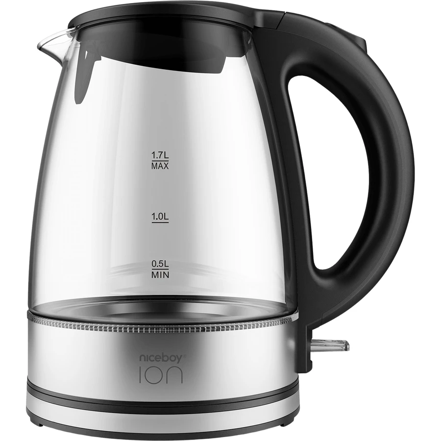 Чайник Niceboy ION K1 Crystal Glass Black: ціни та характеристики