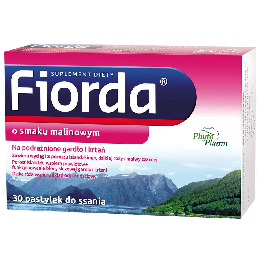 Fiorda, со вкусом малины, 30 пастилок: цены и характеристики