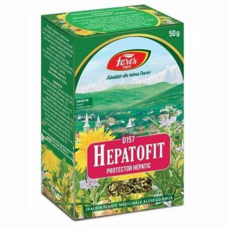 Гепатофіт чай, 50 г, Fares: ціни та характеристики