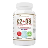 Progress Labs Вітамін K2 MK-7 200 мкг + D3 4000 МО 100 мкг, 120 капсул vegas
