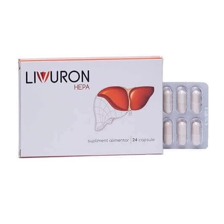 Ливурон Гепа NaturPharma Livuron Hepa, 24 капсулы: цены и характеристики