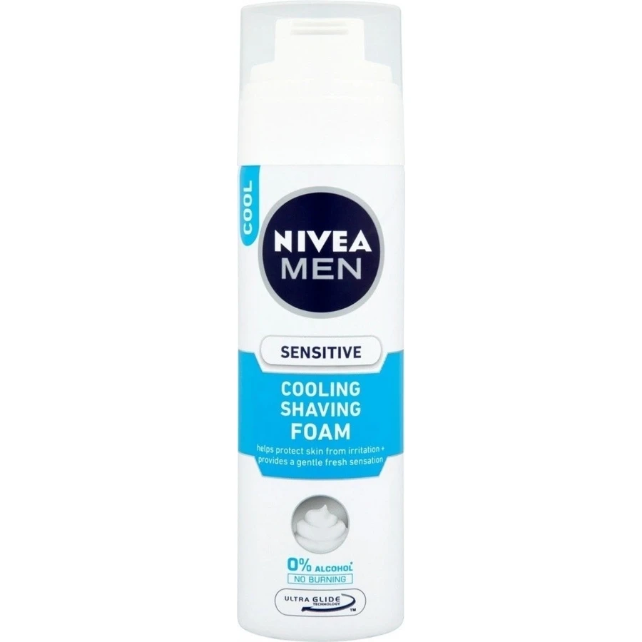 NIVEA MEN Sensitive Cooling 1×200 мл, піна для гоління: ціни та характеристики