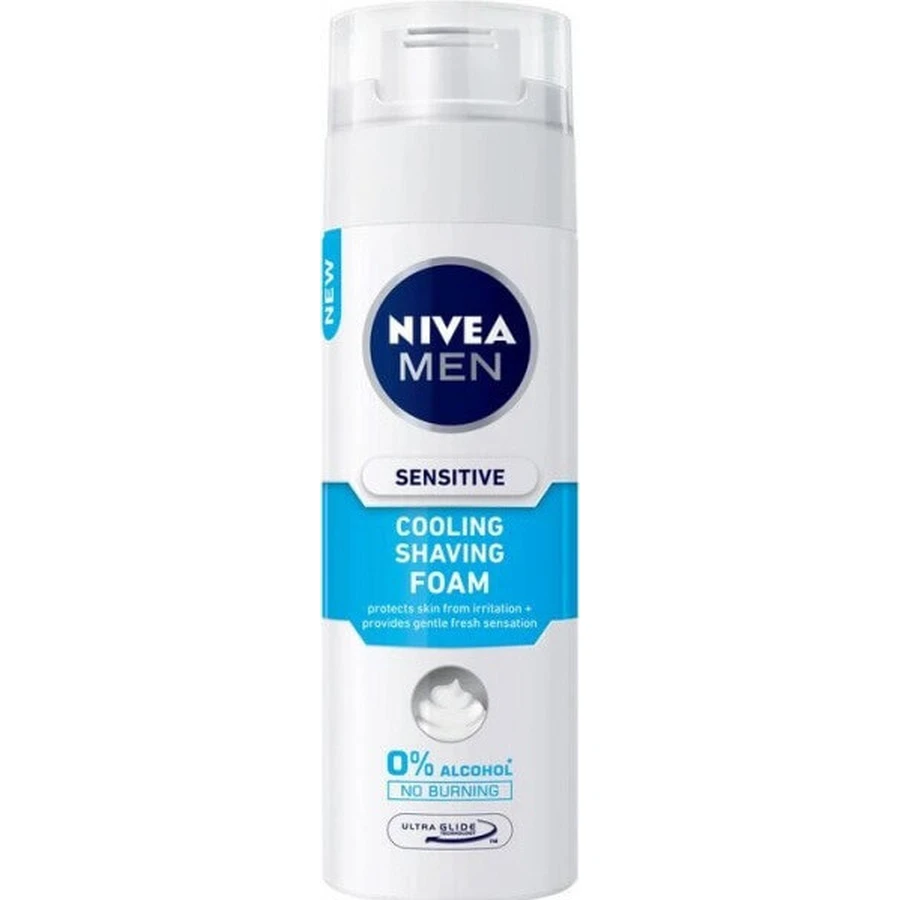 NIVEA MEN Sensitive Cooling 1×200 мл, піна для гоління: ціни та характеристики