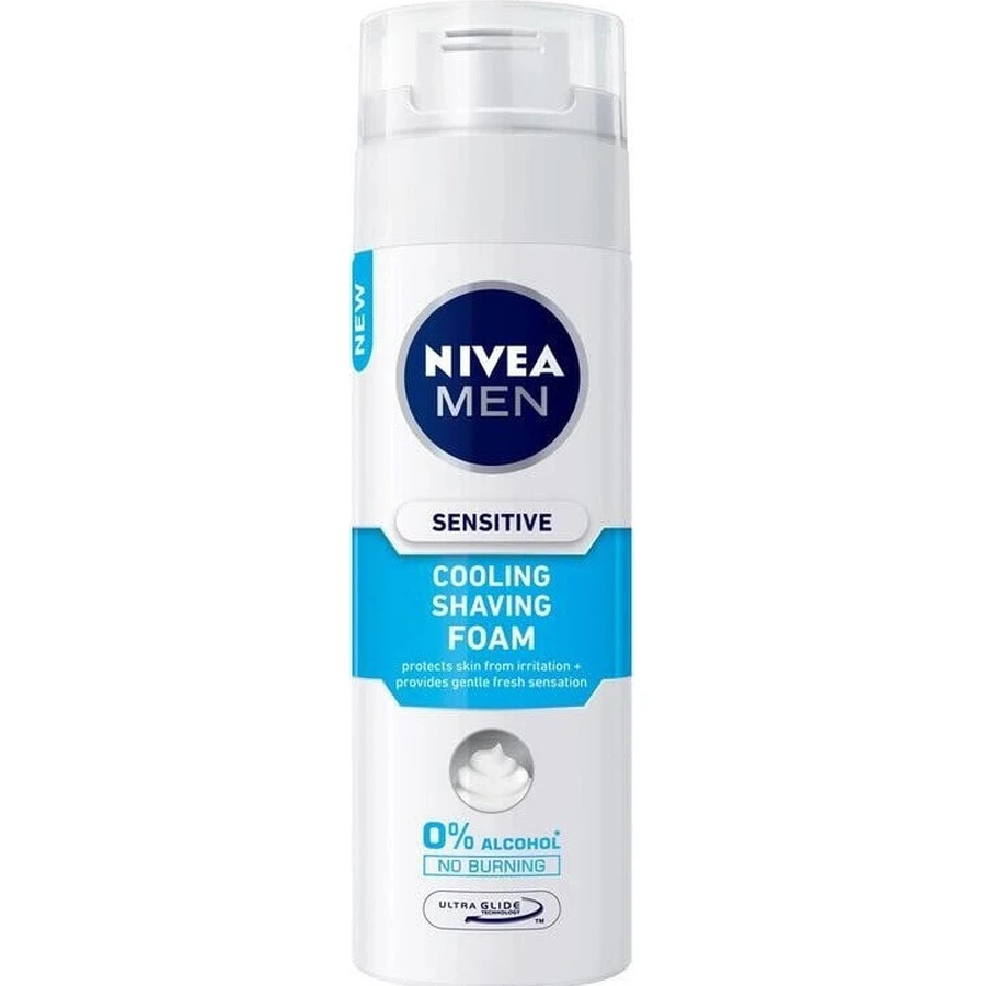 NIVEA MEN Sensitive Cooling 1×200 мл, піна для гоління: ціни та характеристики