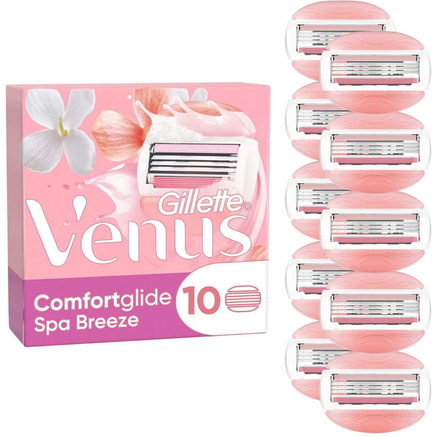 Бритвенные головки Gillette Venus ComfortGlide Spa Breeze 10 шт.: цены и характеристики