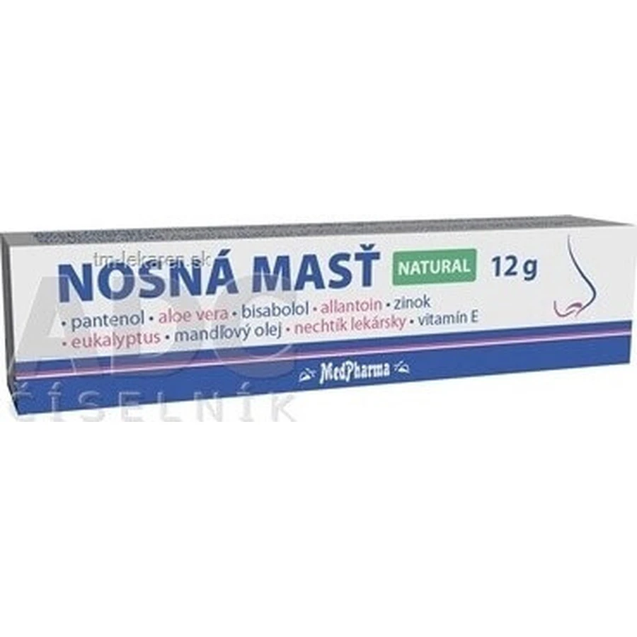 MedPharma NOSNÁ MAS NATURAL 1×12 г, мас: цены и характеристики