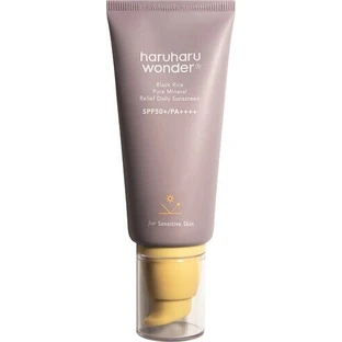 Haruharu Wonder Black Rice Pure Mineral Relief Денний сонцезахисний крем SPF50+/PA++++ 1×50 мл, мінеральний сонцезахисний крем