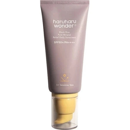 Haruharu Wonder Black Rice Pure Mineral Relief Денний сонцезахисний крем SPF50+/PA++++ 1×50 мл, мінеральний сонцезахисний крем: ціни та характеристики