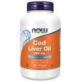 Now Foods Cod Liver Oil, масло печени трески, 250 микрокапсул