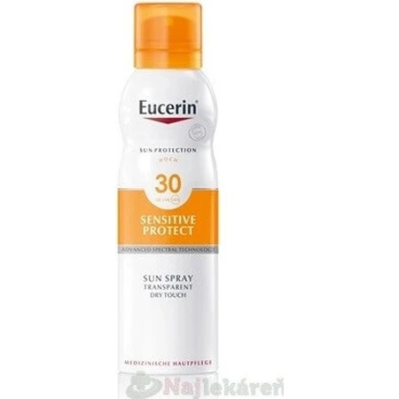 Eucerin SUN OIL CONTROL SPF 30 спрей 1×200 мл, для чувствительной кожи: цены и характеристики
