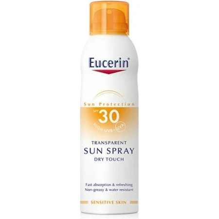 Eucerin SUN OIL CONTROL SPF 30 спрей 1×200 мл, для чувствительной кожи: цены и характеристики