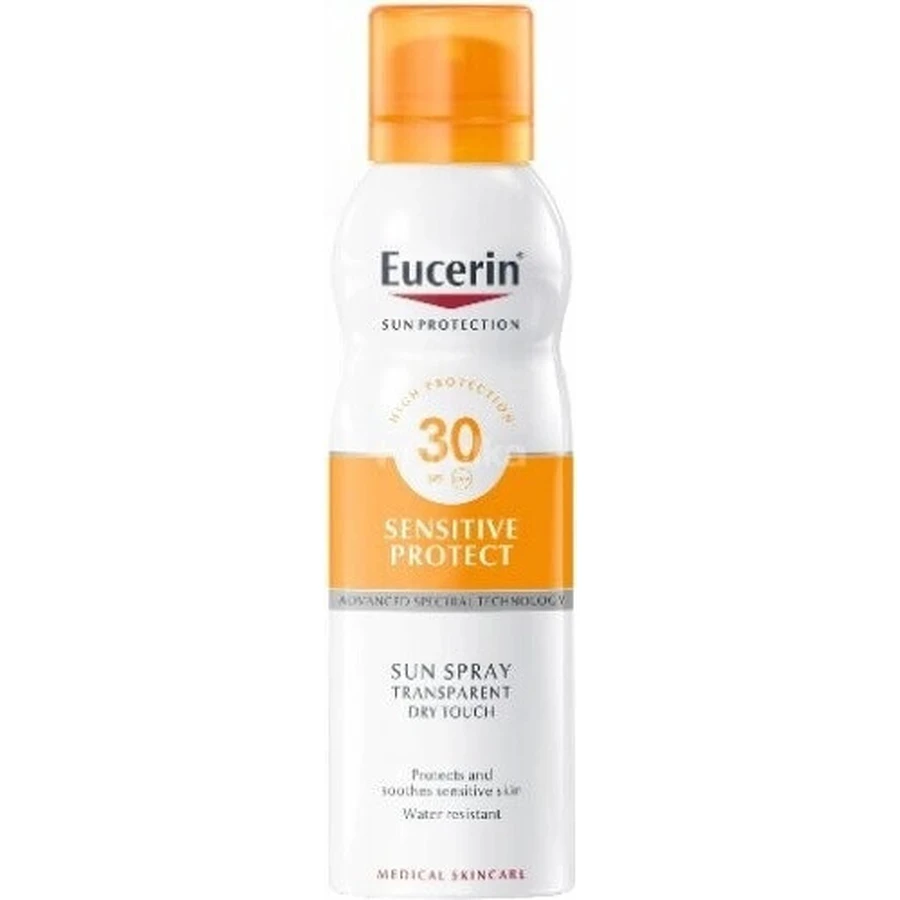 Eucerin SUN OIL CONTROL SPF 30 спрей 1×200 мл, для чувствительной кожи: цены и характеристики