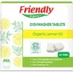 Таблетки Friendly Organic для миття посуду  в посудомийній машині, органічні, 25 шт.