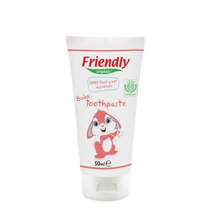 Зубная паста для детей со вкусом малины, 50 мл, Friendly Organic