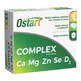 Ostart Комплекс Ca + Mg + Zn + Se + D3, 30 таблеток, Fiterman