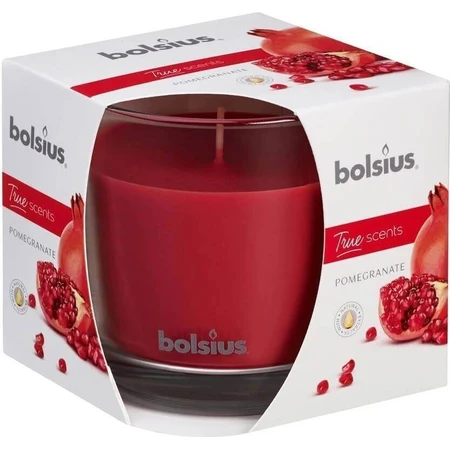 Bolsius Aromatic 2.0 Скло 95x95мм Гранат, ароматична свічка 1×1 шт, ароматична свічка: ціни та характеристики