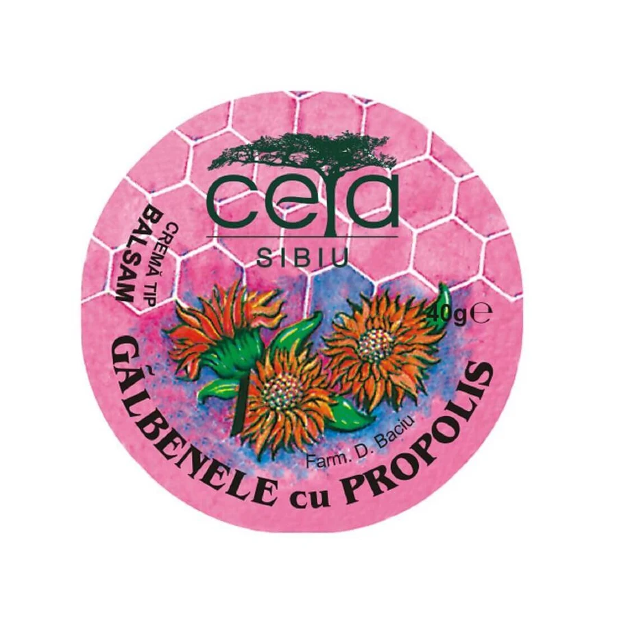 Мазь з календули та прополісу, 40 г, Ceta Sibiu: ціни та характеристики