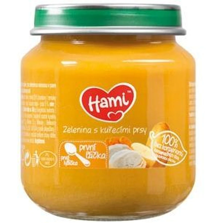 Hami Овощное пюре с куриной грудкой первого лика 125 г: цены и характеристики