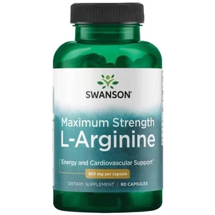 Super Str L-Arginine, 90 капсул, Swanson
