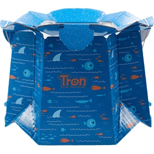 Tron Eko, детский одноразовый дорожный горшок, рыбка, 1 шт.